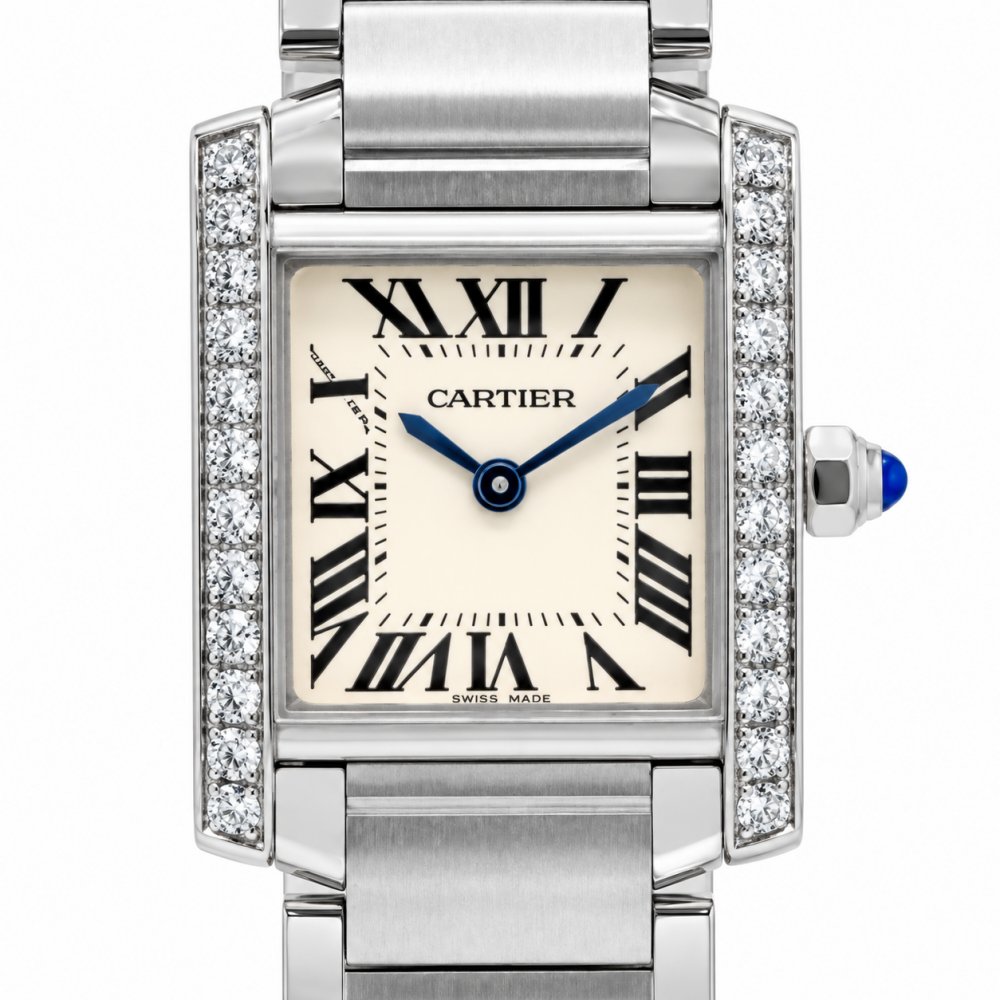 Cartier Tank Française Small W4TA0008 Stainless Steel Watch